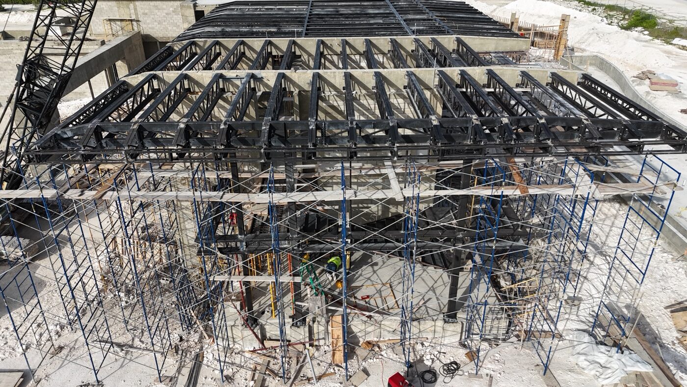 Grace Estate Main House steel joists